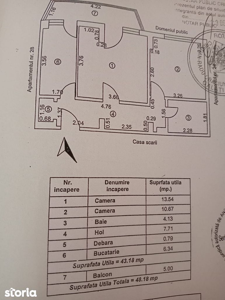 Apartament 2 camere, etaj 4/4, Micro 14 - Poză 1