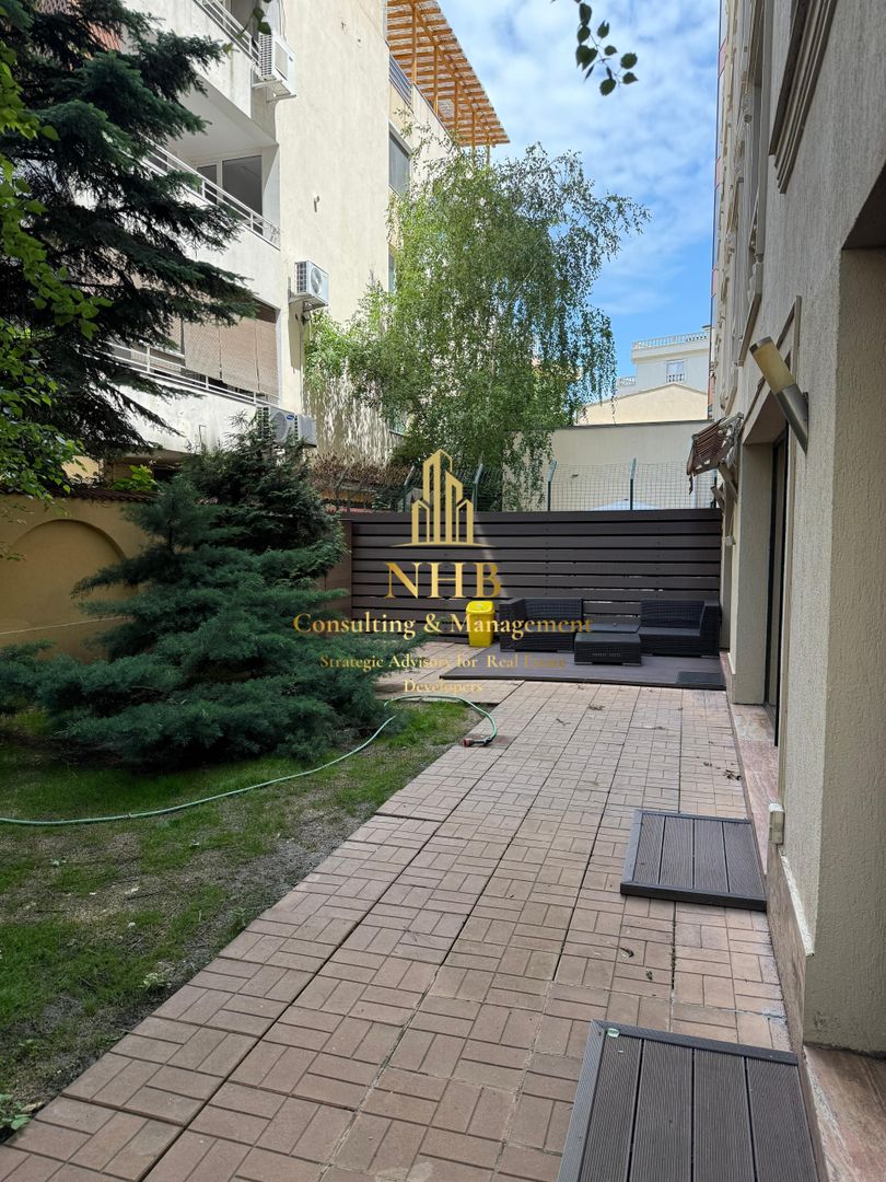 Apartament de ichiriat -3 camere + gradina100 mp-Herastrau -PARCARE - Poză 2