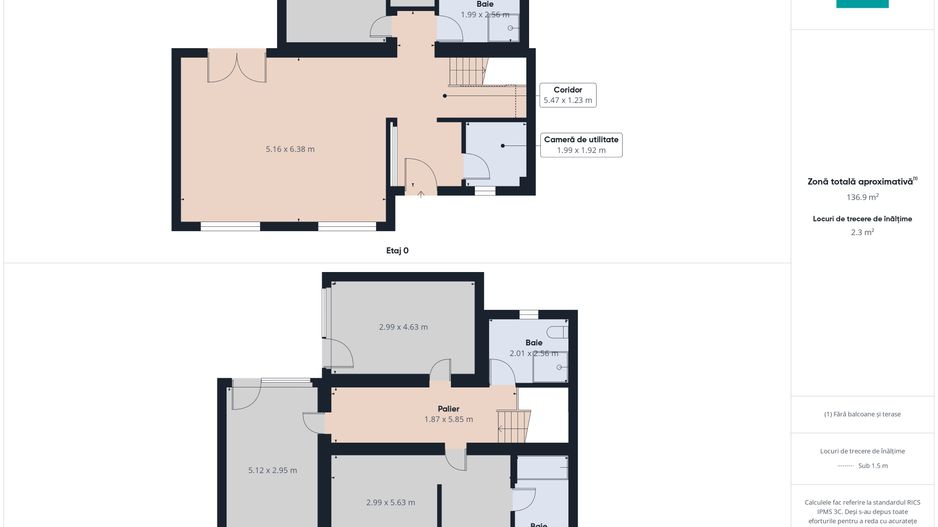 Duplex modern 5 camere Dumbrăvita - Poză 27