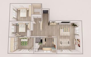 Apartament 4 camere I Nou I Decomandat I Balcon I Hipodrom - Poză 1