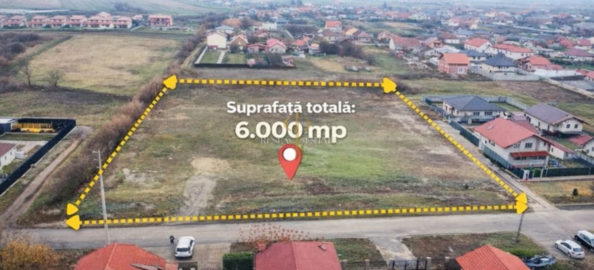 Teren 6.000 mp – 3 fronturi stradale | Ideal dezvoltare rezidențială - Poză 1