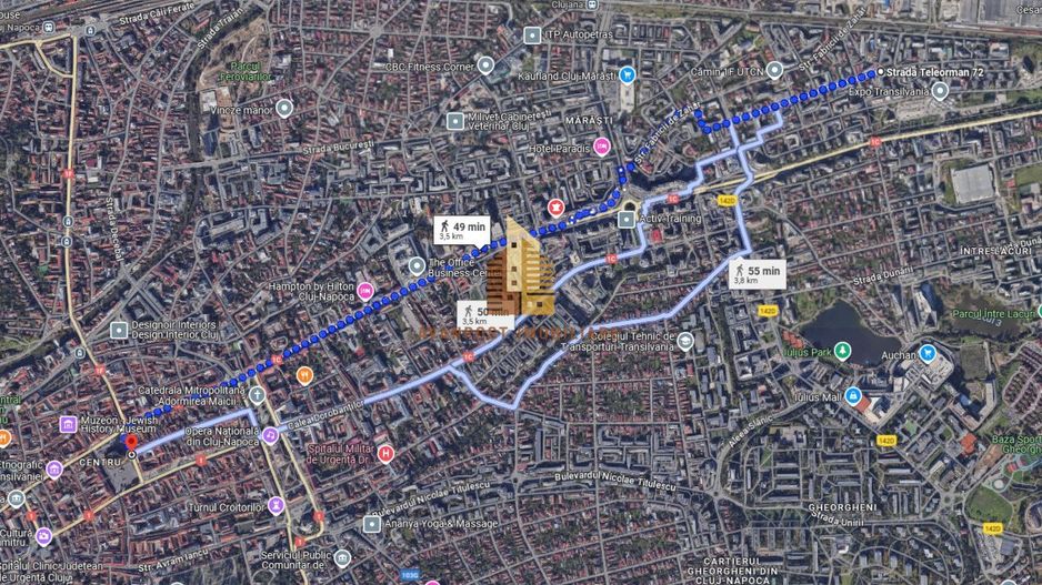 | Apartament cu 3 camere de vanzare | Decomandat | Cartierul Marasti | - Poză 10