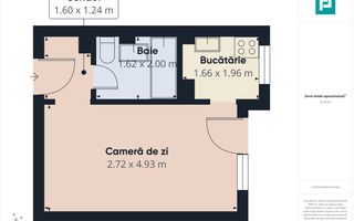 Garsonieră amenajată confort 1 în Micalaca - Poză 5