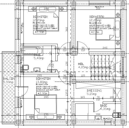 Casă individuală P+1+M Otopeni - Schiță 13