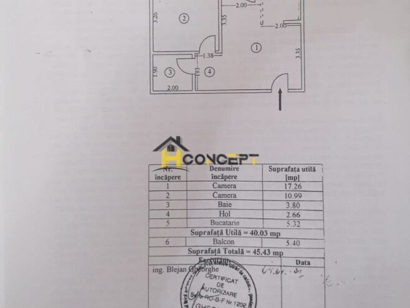 Apartament 2 camere mobilat utilat centrala proprie Aurel Persu - Poză 12