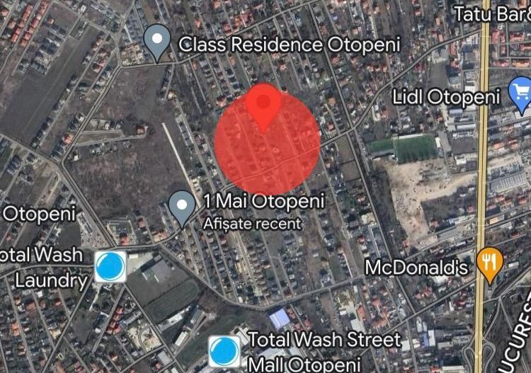 Teren constructie intravilan de 1220 mp Otopeni - Poză 1