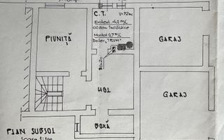 Apartament 4 camere, 160 mp, curte 165 mp, garaj | Andrei Muresanu - Schiță 9