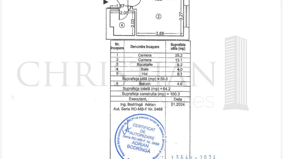 Apartament 2 Camere Exigent Plaza Residence Faza 5 - Poză 6