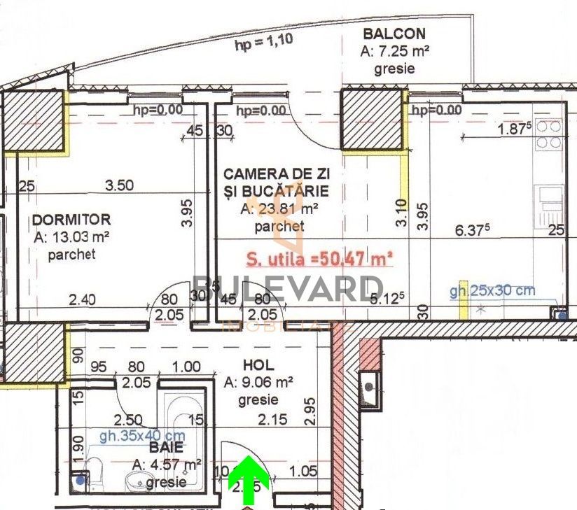 Comision 0. Apartament 2 camere + balcon 7 mp bloc nou cu CF! - Poză 10