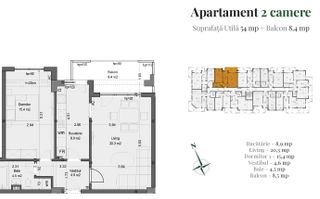 Apartament 2 camere Pallady, dormitor 15 mp - comision 0% - Poză 4
