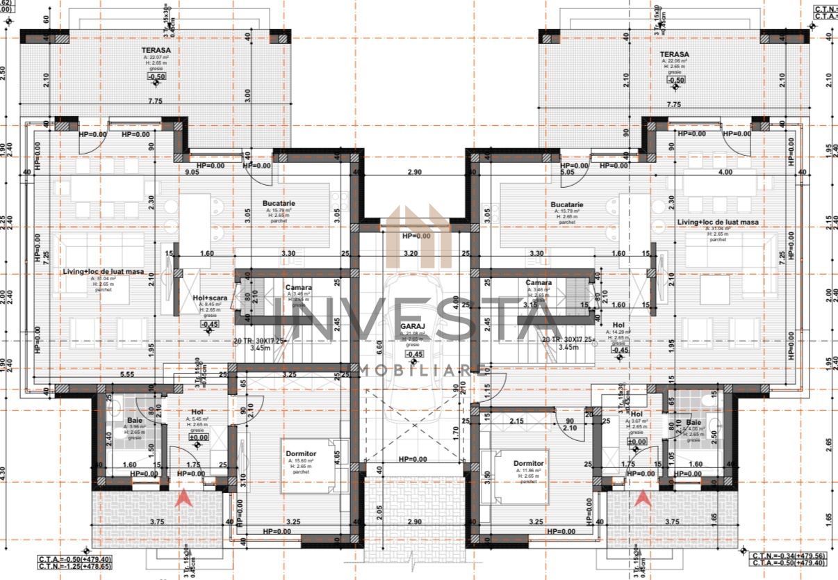 Teren in curs de autorizatie! 807 mp cu front la strada de 33 m! - Schiță 2