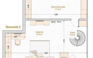 Duplex exclusivst | Ready to move in | Mobilat | Utilat - Schiță 17