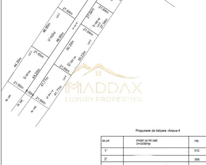 Teren intravilan pentru dezvoltare *904* mp // Otopeni (Odaile) - Schiță 2