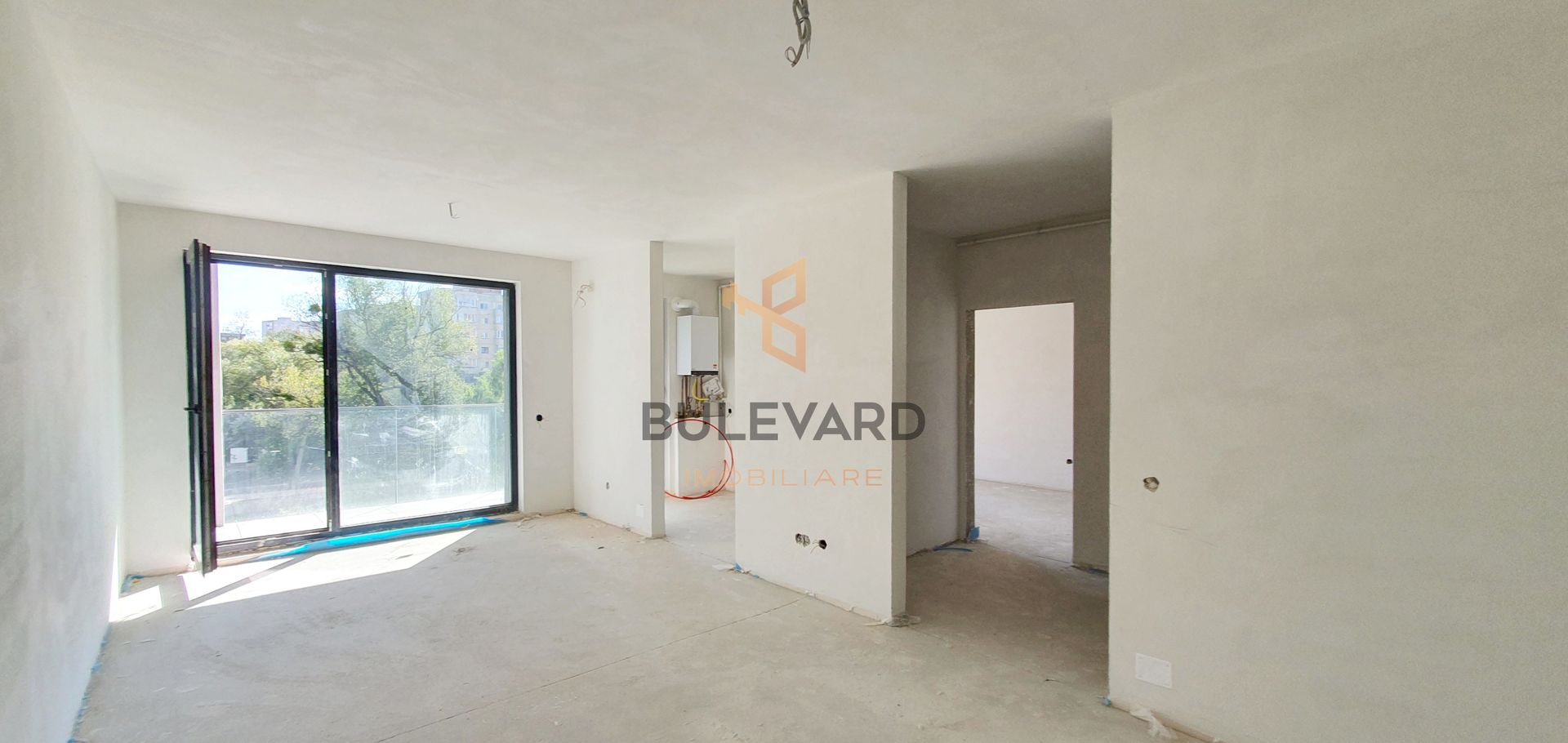 Apartament cu 2 camere semifinisat+parcare subterana, Zona Plopilor! - Poză 1