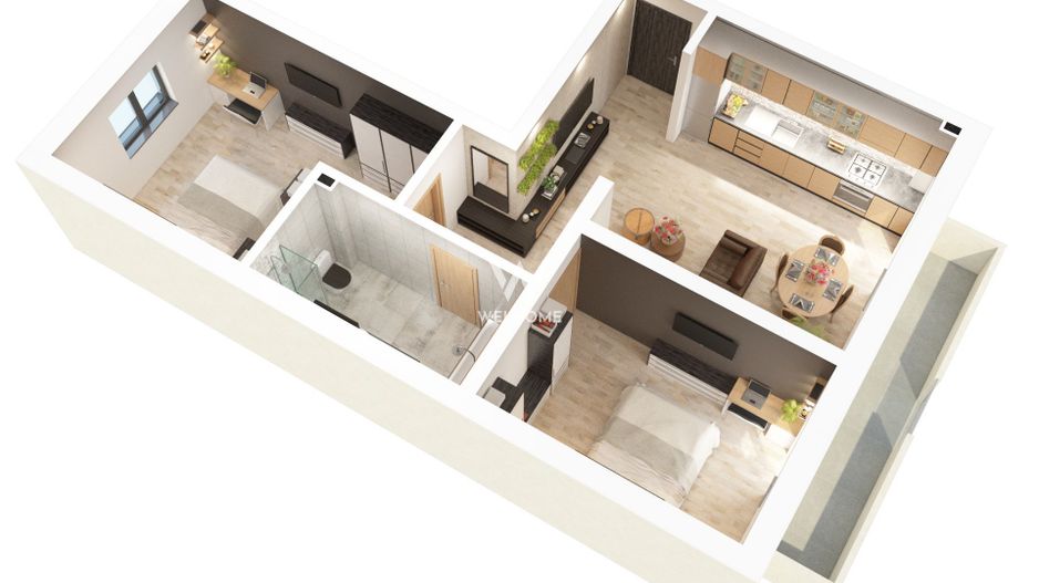 Apartament 3 camere Piata Rahovei, Dedeman, Sibiu - Poză 4