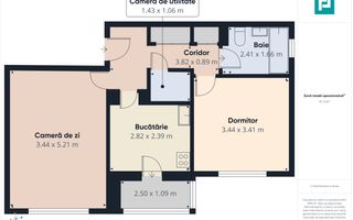 APARTAMENT 2 CAMERE LA PARTER – BANU MĂRĂCINE - Poză 8
