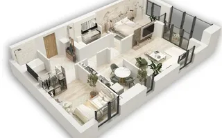 Apartament 3 camere***102 mp***NOU***ultrafinisat//OMV Pipera - Schiță 23