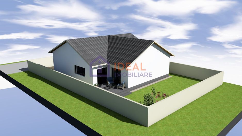 Casa Individuala pe un singur nivel cu 400 mp de teren, in Selimbar - Poză 3