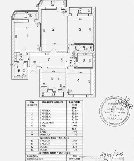 APARTAMENT 4 CAMERE | ETAJ 2 - Poză 35