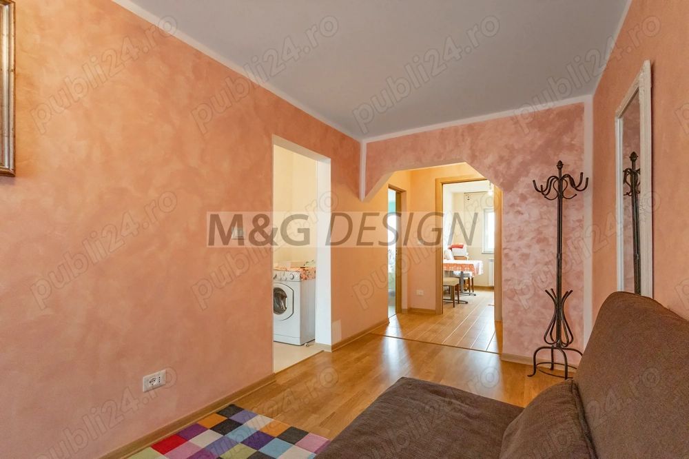 Apartament cu 3 camere Lipovei etaj 2 cu centrala - Poză 2