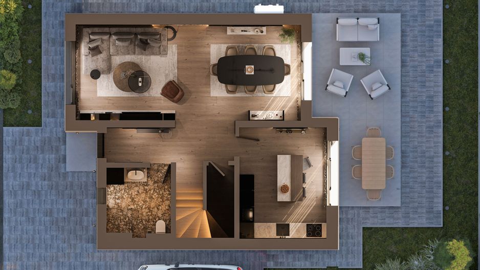 VIVO Residence | Vila P+1+Pod | 180 mp utili | 350 mp teren | Premium - Schiță 11