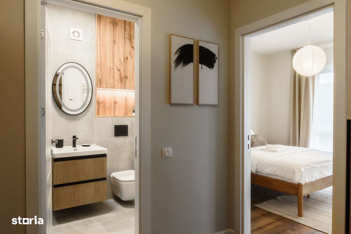 Vanzare apartament 2 camere cu gradina, parcare, centrala- Titan- parc Teilor - Poză 4