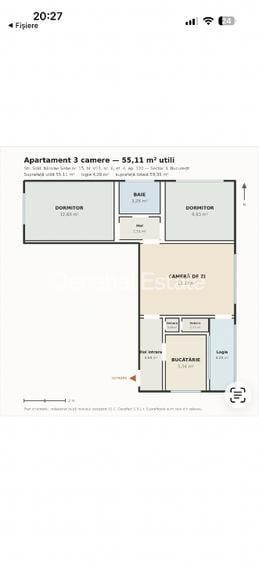Apartament 3 camere, 55mp, Nicolae Sebe,  Parcul Alexandru Ioan Cuza - Poză 13
