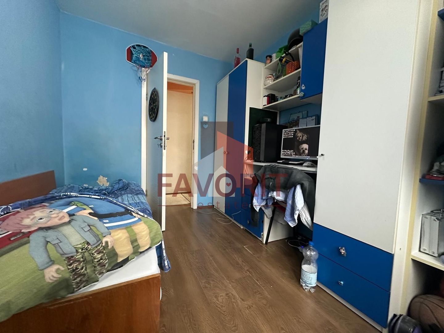 4 camere | etaj intermediar | centrala proprie | mobilat si utilat | boxa | - Poză 9