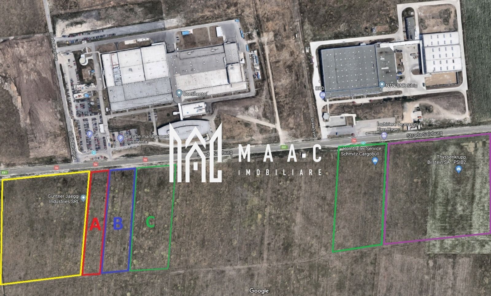 Teren intravilan 14.056 mp | Exterior Vest Sibiu | front 67 m - Poză 1