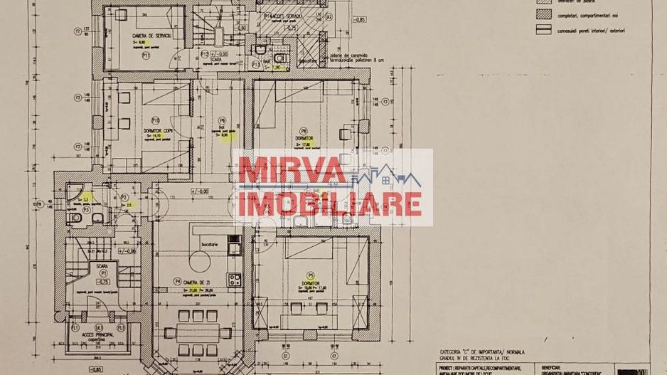 🏢 Spațiu de birouri modern – 5 camere, 3 băi – Zona Centrală, Ploieșt - Schiță 117