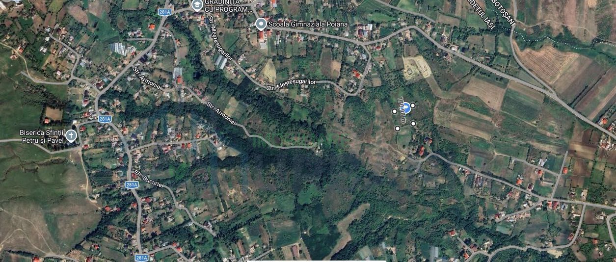 Teren de vânzare 4000 mp, Feredeni, Deleni - Poză 1
