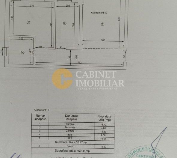 CUG (ale Tudor Neculai) 2 camere decomandat - loc parcare - mobilat - Poză 6