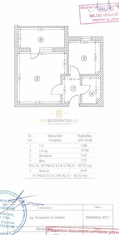Garsonieră decomandată, disponibilă imediat–Metrou Apărătorii Patriei - Poză 15