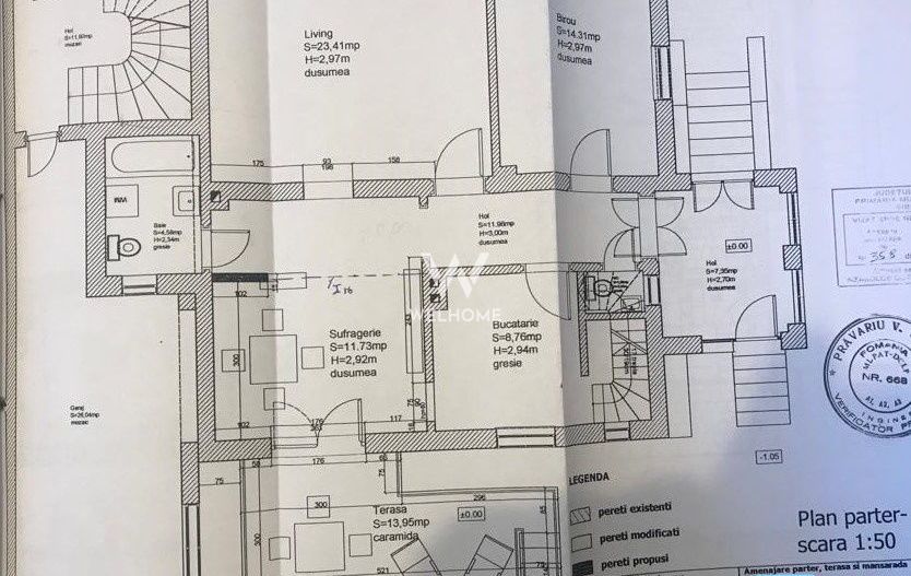 CASA  LA CHEIE  teren 1000 mp in  Sibiu - Schiță 11