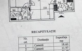 Apartament 2 camere | Piața Romană | 1 min metrou - Schiță 7