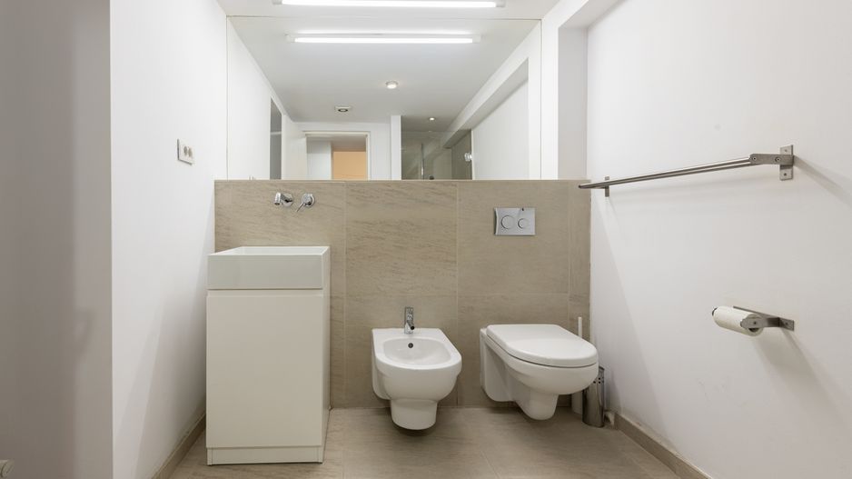 Apartament-galerie la kilometrul zero | 2 camere + mezanin, 2 băi - Poză 12