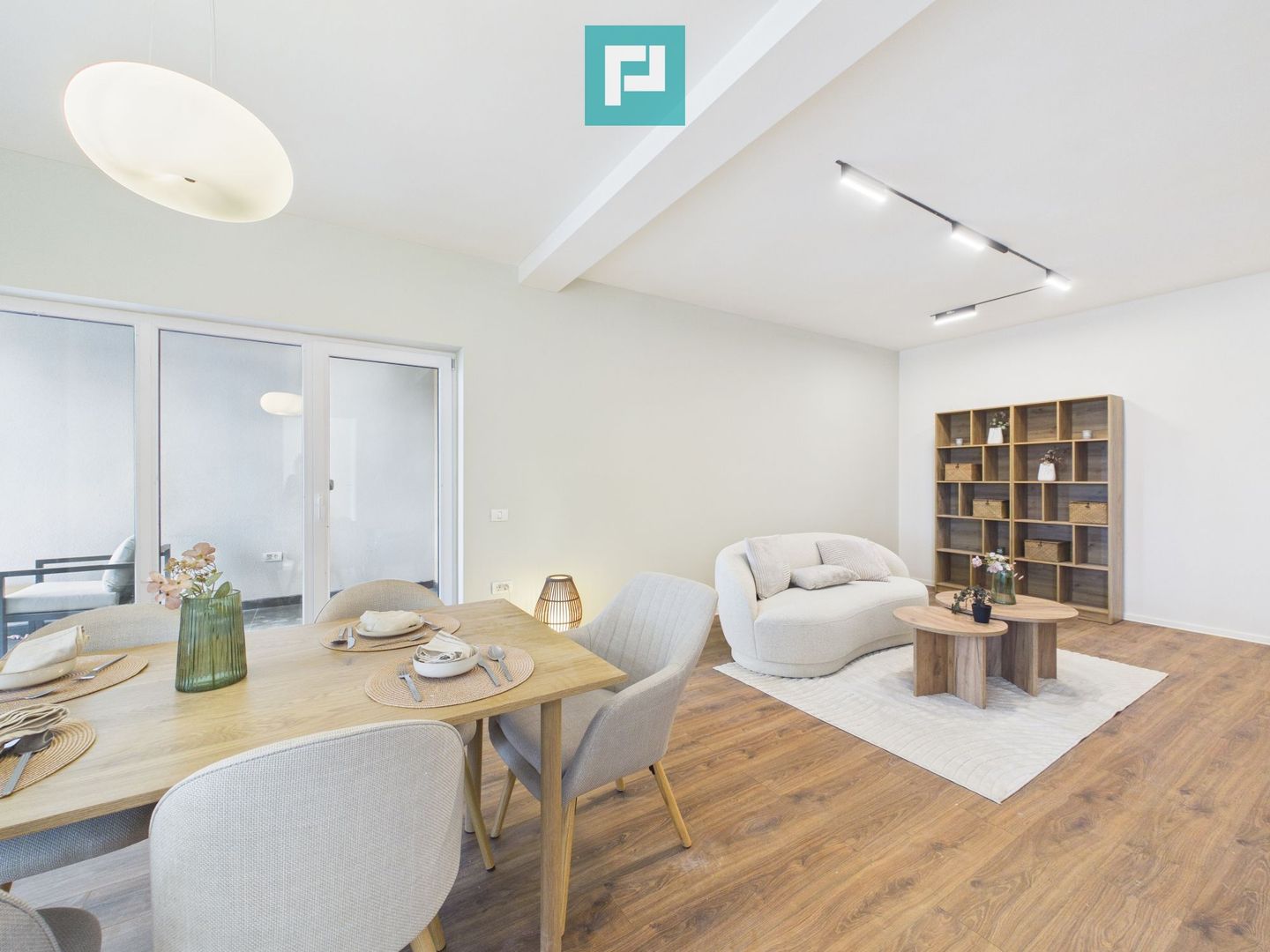 Apartament cu 2 camere mobilat în Moşniţa Nouă - Poză 1