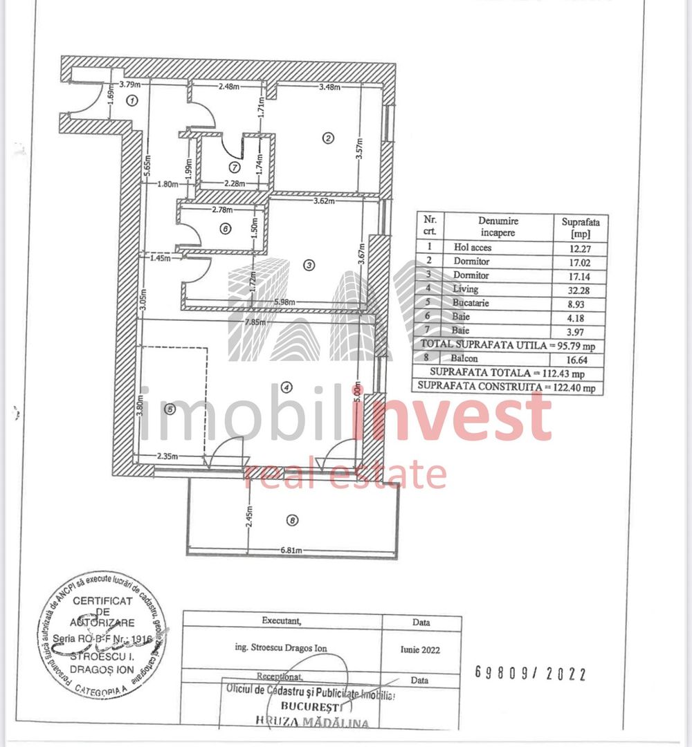 Apartament de vânzare cu 3 camere, zona Herastrau - Schiță 10