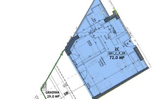 Apartament 2 camere cu gradina si view lac - One Lake District - Schiță 3
