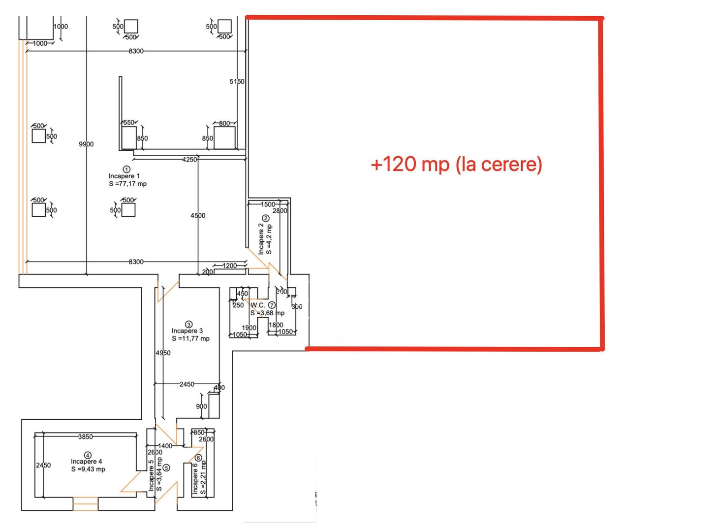 Spatiu comercial de 120-240mp pe Bv. Dragalina - SAD - Gara de Nord - Poză 1