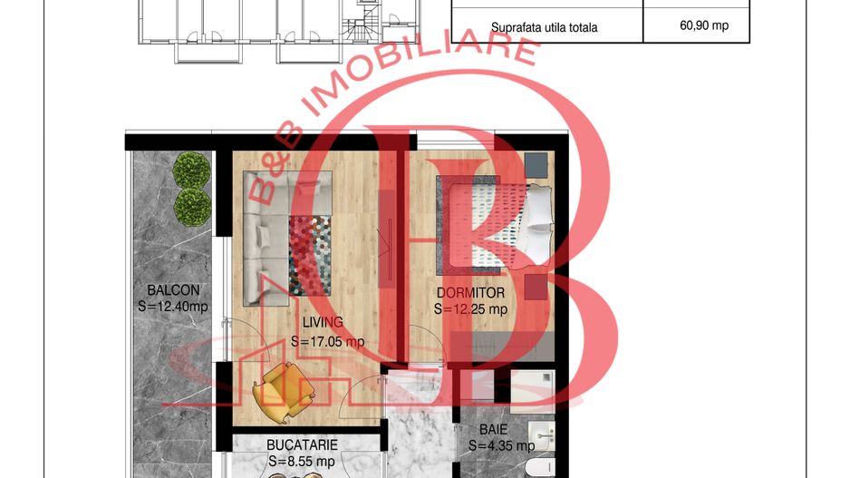 2 camere decomandat   Pallady Metrou Nicolae Teclu - Poză 10