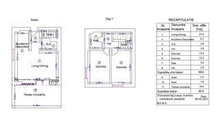 Inchiriere - apartament tip duplex - 3 camere - Avalon Estate-Pipera - Schiță 16