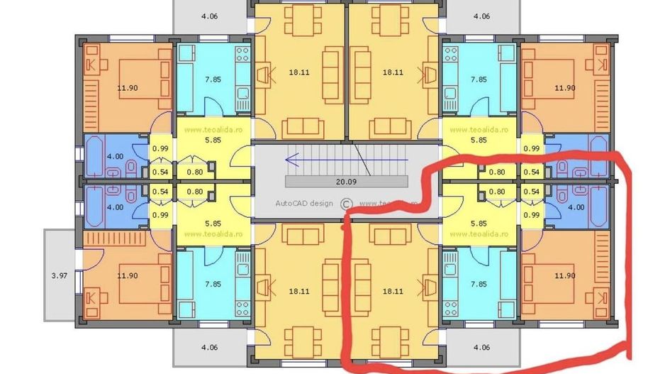 Girocului | 2 camere | Decomandat | 50 mp | Boxă | Poziție excelentă - Poză 2
