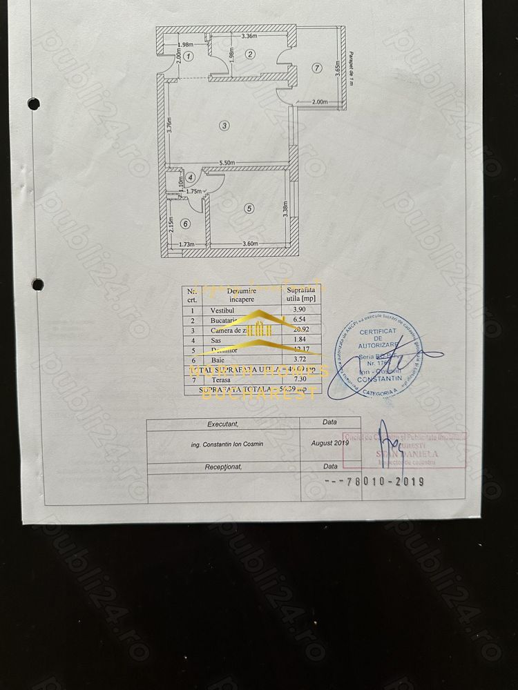 Apartament de 2 camere in Greenfield Residence complet mobilat/utilat - Poză 9