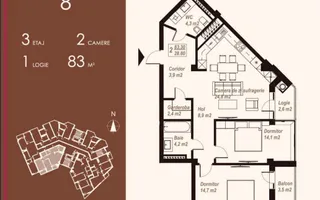 Vânzare apartament 83 mp, strada Basarabia, Ialoveni - Poză 28