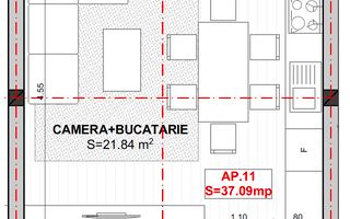 Etaj intermediar. Loc de parcare inclus. Finisat la cheie - Poză 11