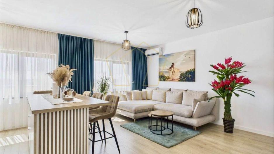 Apartament mobilat cu 2 camere | Terasa 50mp | Dumbravita - Poză 2