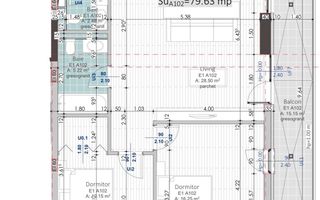 Apartament premium 3 camere | 79.64 mp | finisaje top | Teodor Mihali - Schiță 9
