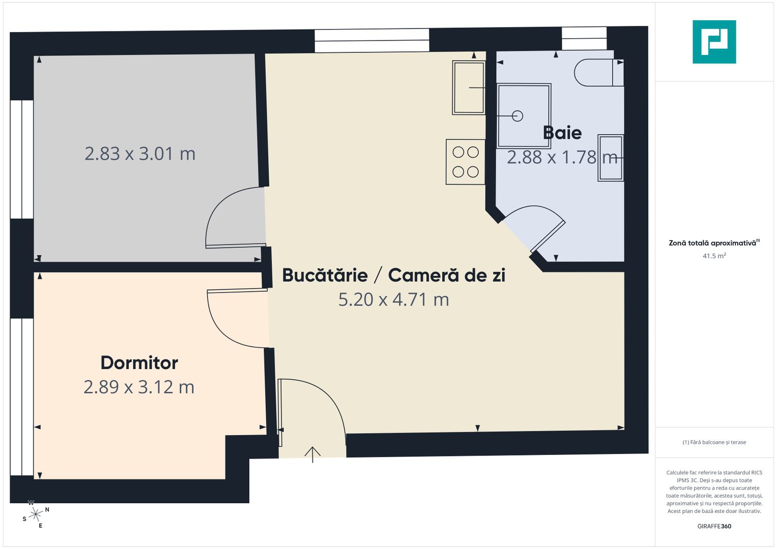 Apartament 2 camere de inchiriat strada Oituz. - Poză 12