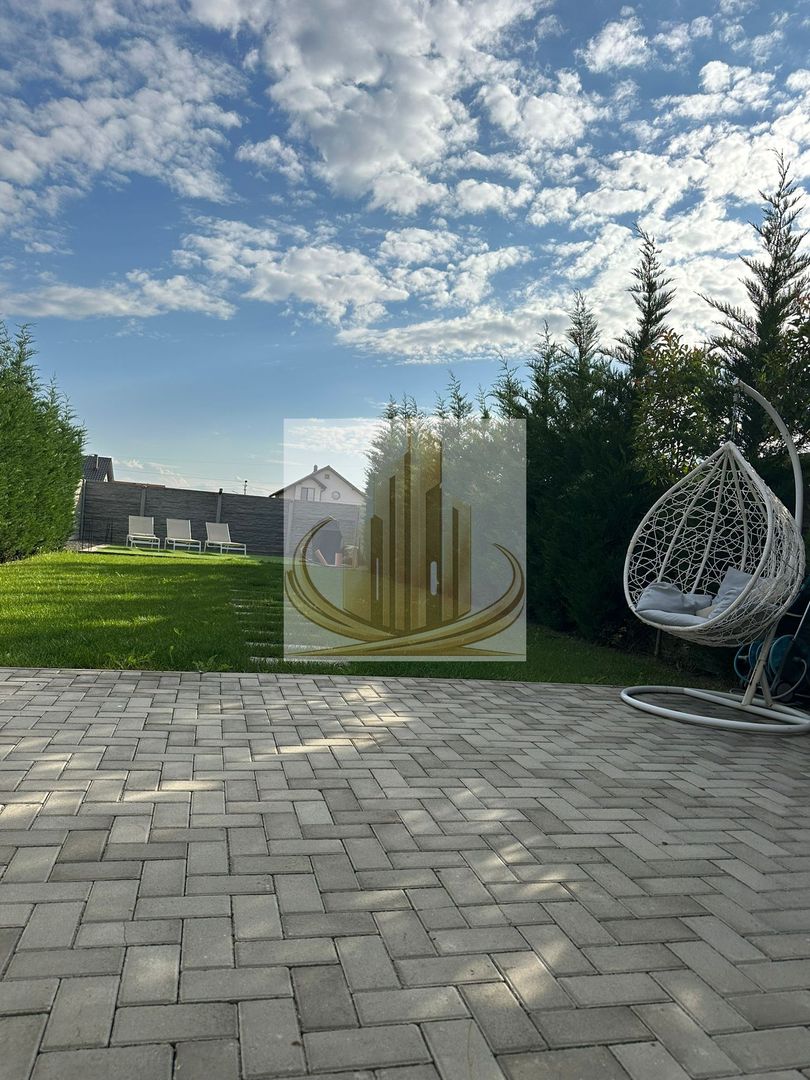 Casa in stil mediteranean, ultrafinisată 5 camere, 3 bai + curte. - Poză 11